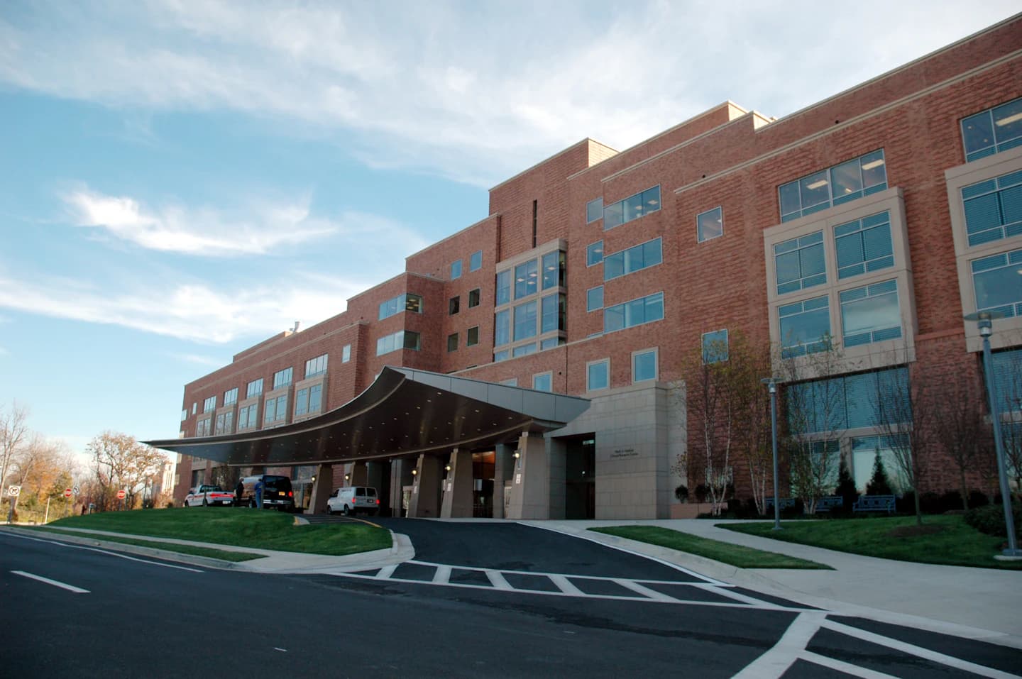 Illustrative hospital building, not a Grazetech client